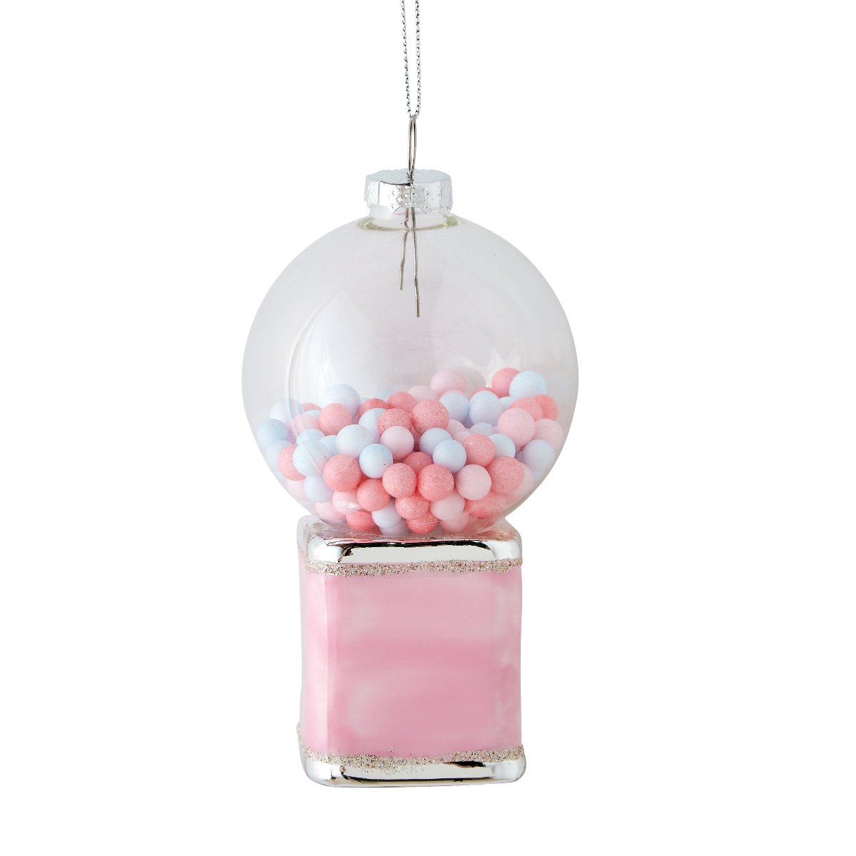 Pink Gumball Machine Ornament - Caitlin Wilson Designs