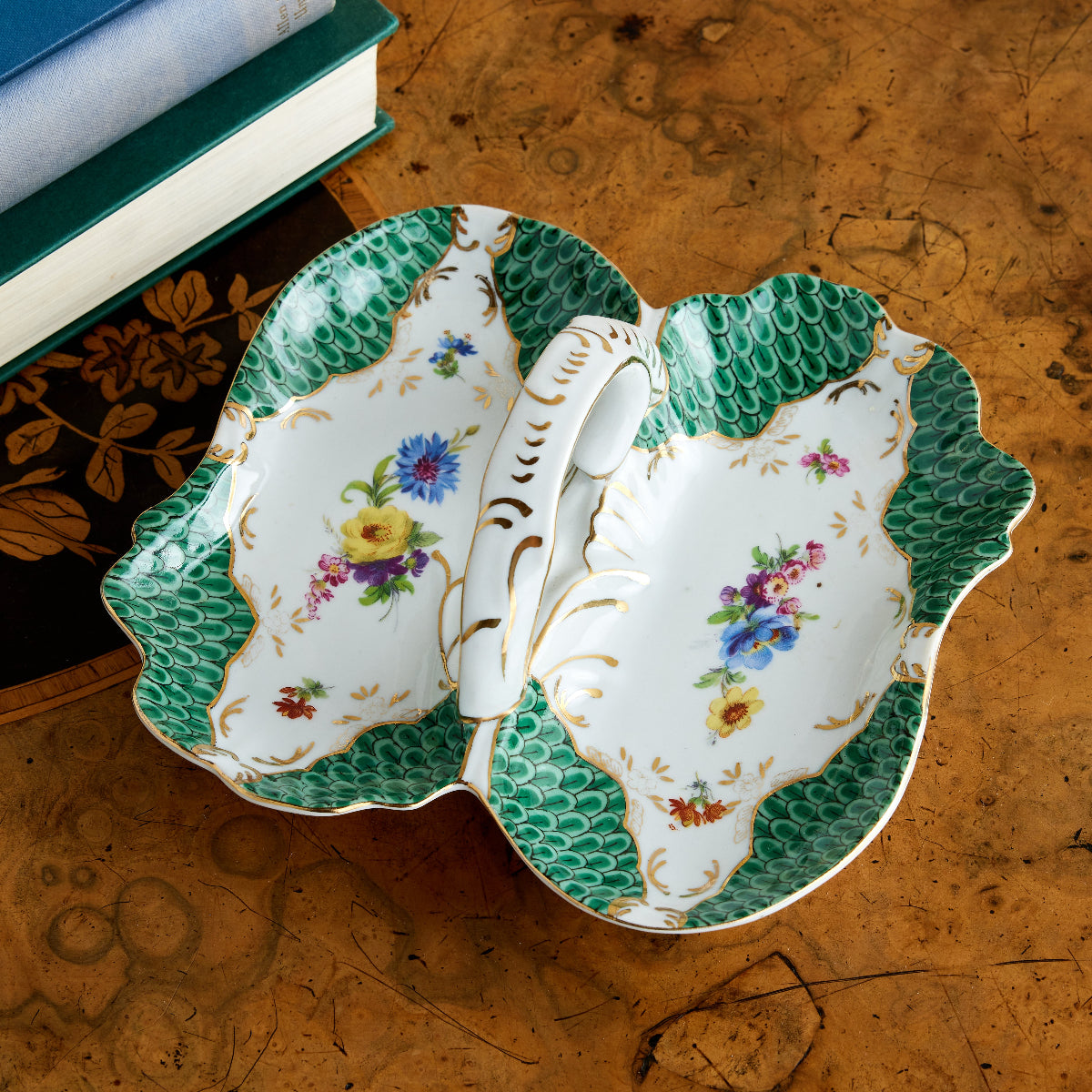 Emily Handpainted Porcelain Basket - Caitlin Wilson Designs