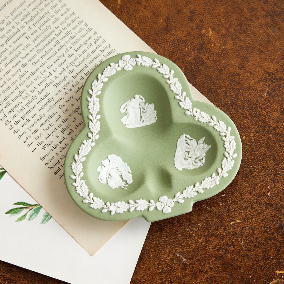 Wedgwood Jasper Clover - CAitlin Wilson Designs