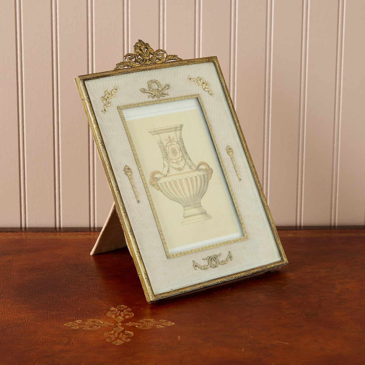 Golden Neoclassical Frame with Urn Sketch - Caitlin Wilson Designs