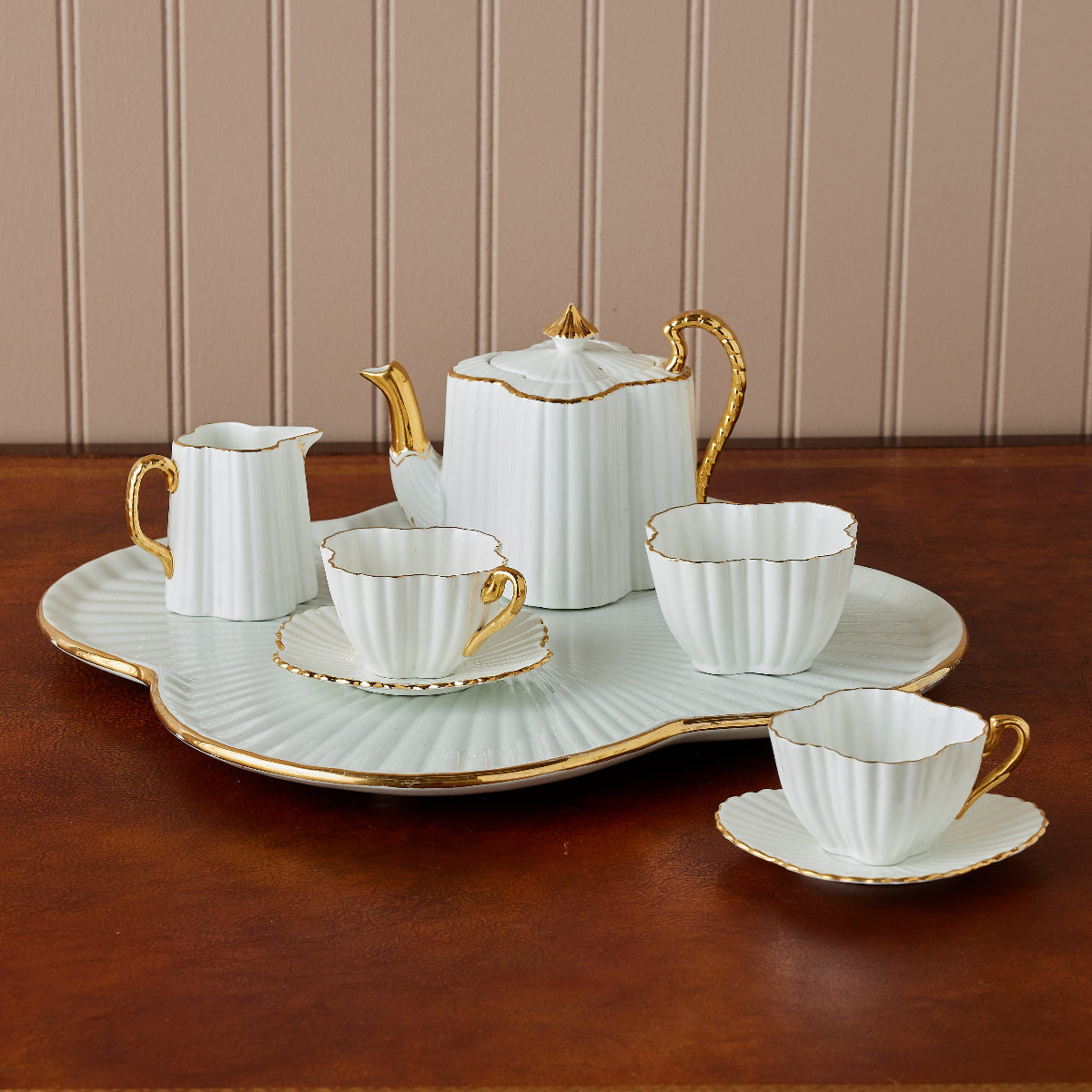 Gilded Bloom Tea Set - Caitlin Wilson Designs