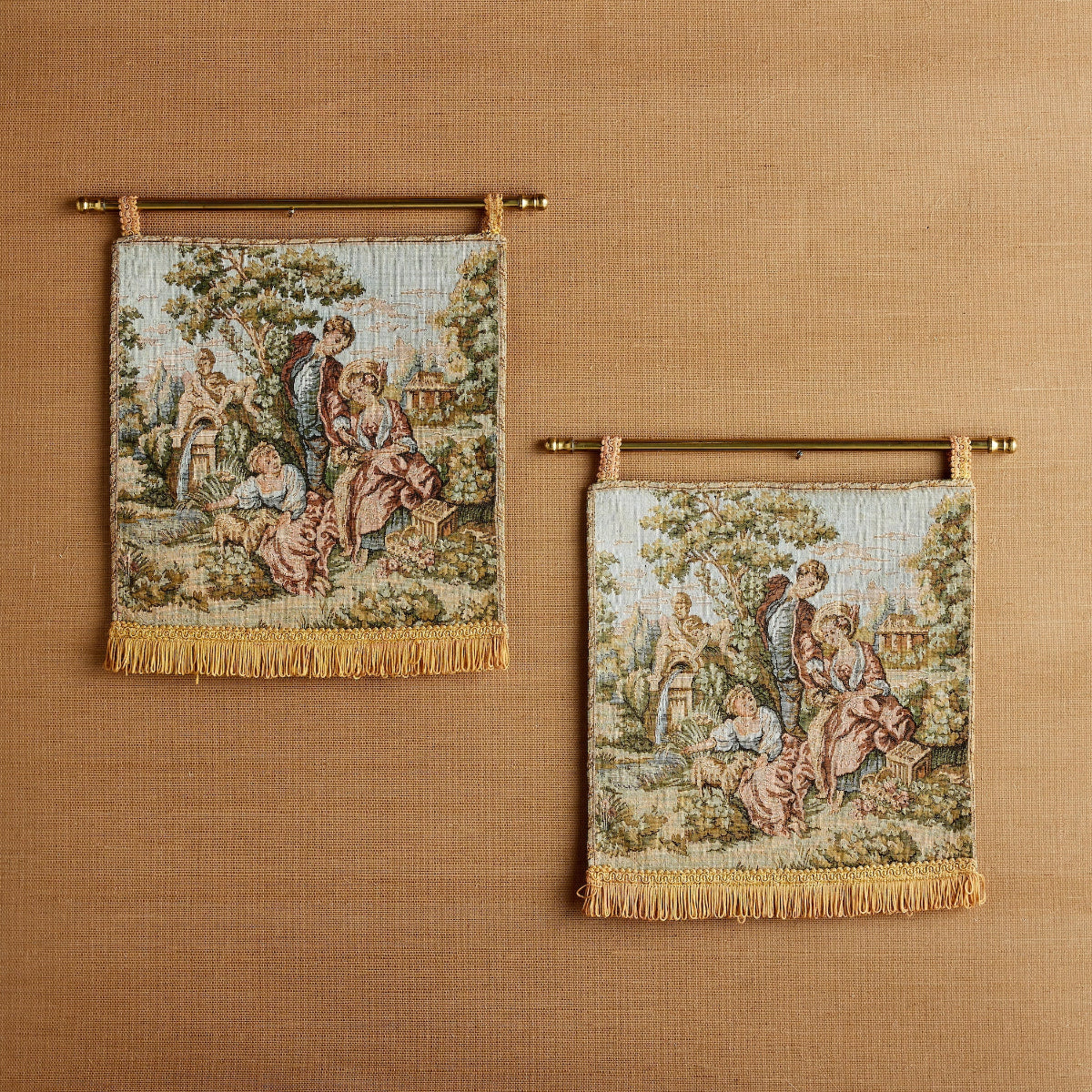 Pair of Pastoral Reverie Hangings - Caitlin Wilson Designs