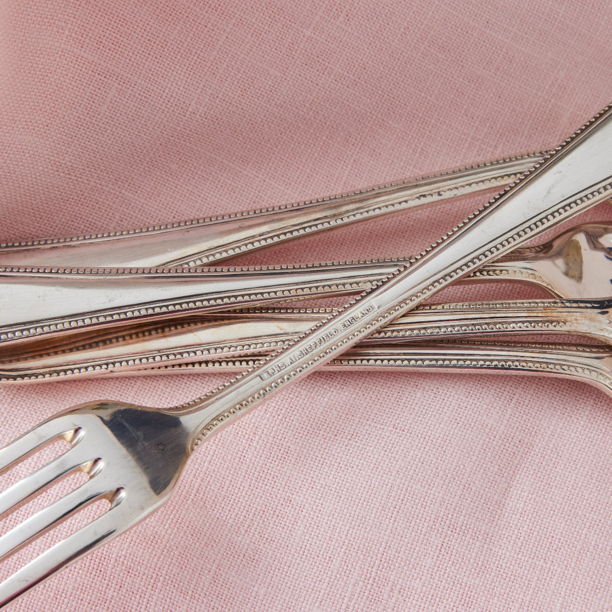 Silver Plated Fork Set - Caitlin Wilson Designs