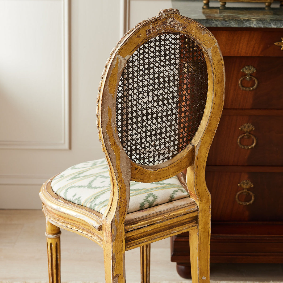 Marquise Cane Chair - Caitlin Wilson Designs