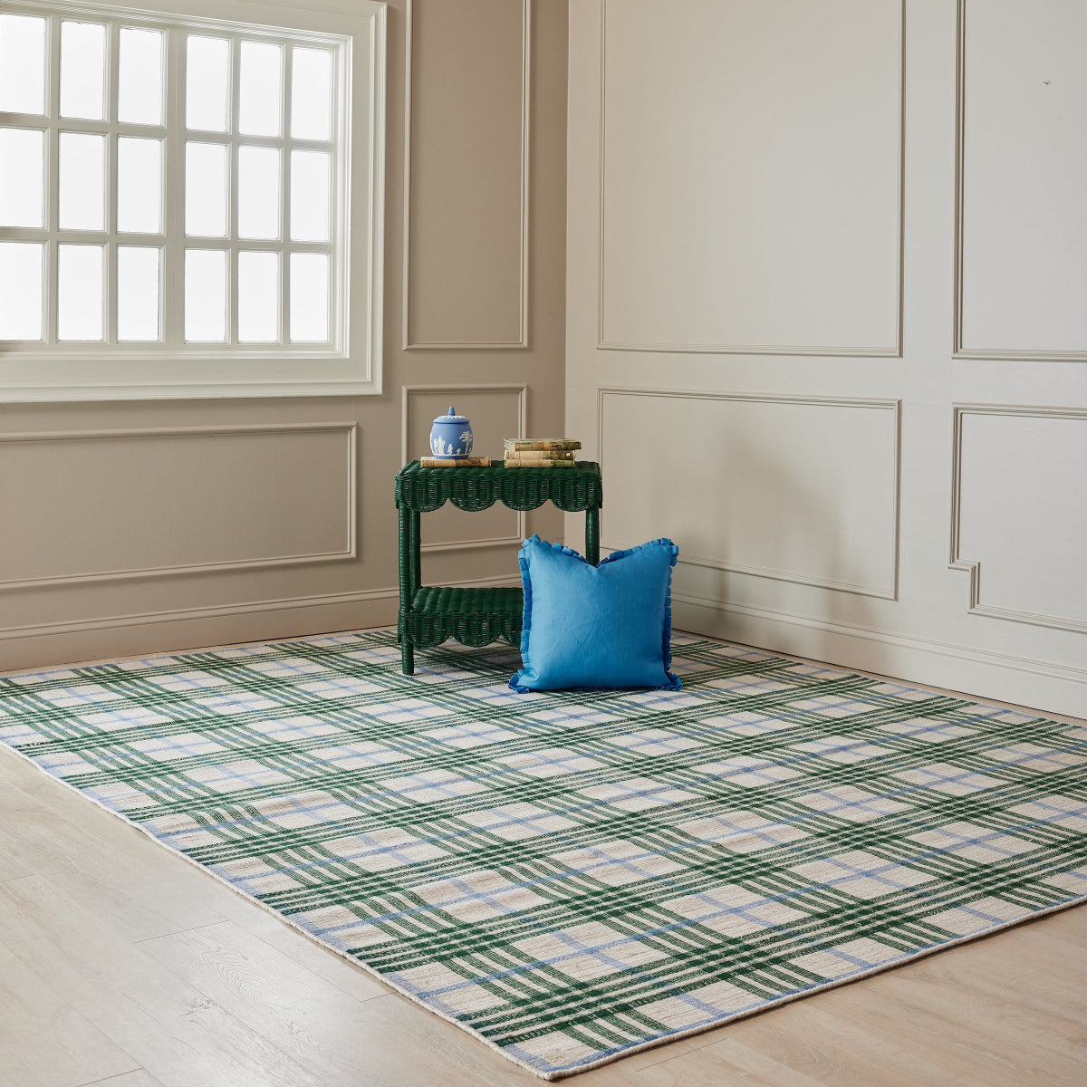 Cambridge Rug in Ridgeway Plaid - Caitlin Wilson Designs