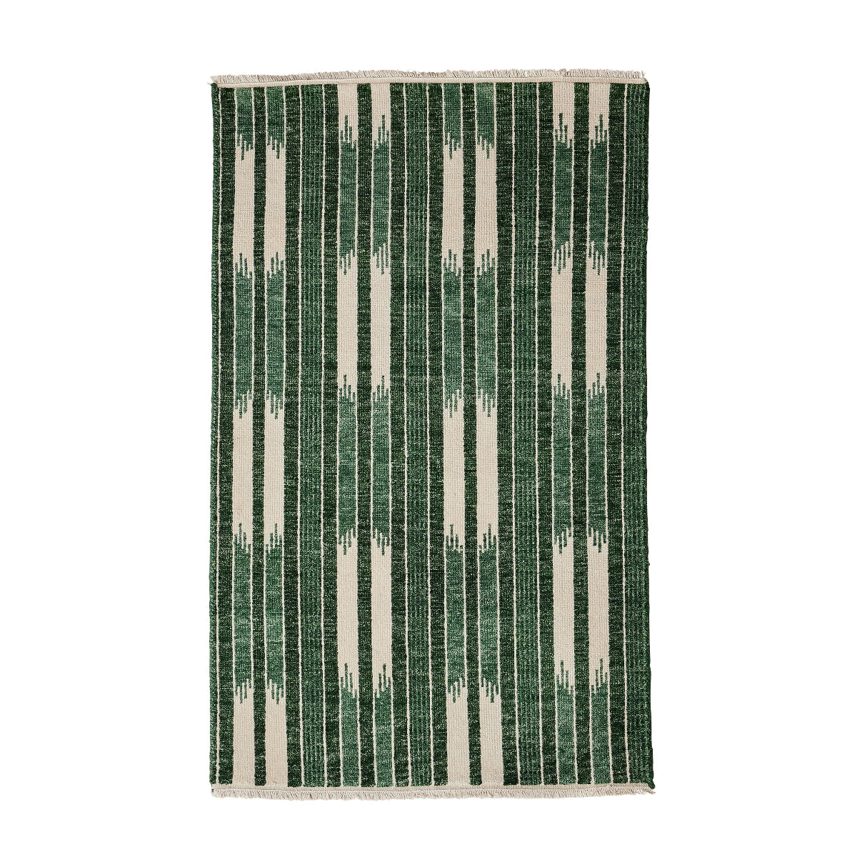 Dylan Rug in Ikat Green Sample - Caitlin Wilson Designs