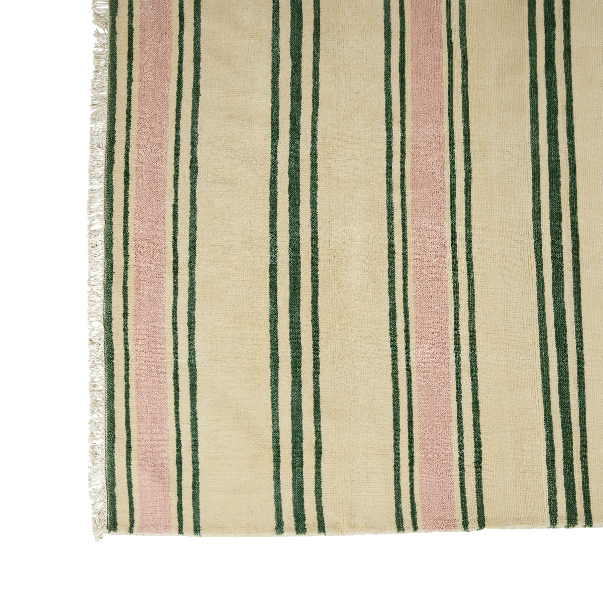 Trudy Rug in Pink Stripe  Sample- Caitlin Wilson Designs