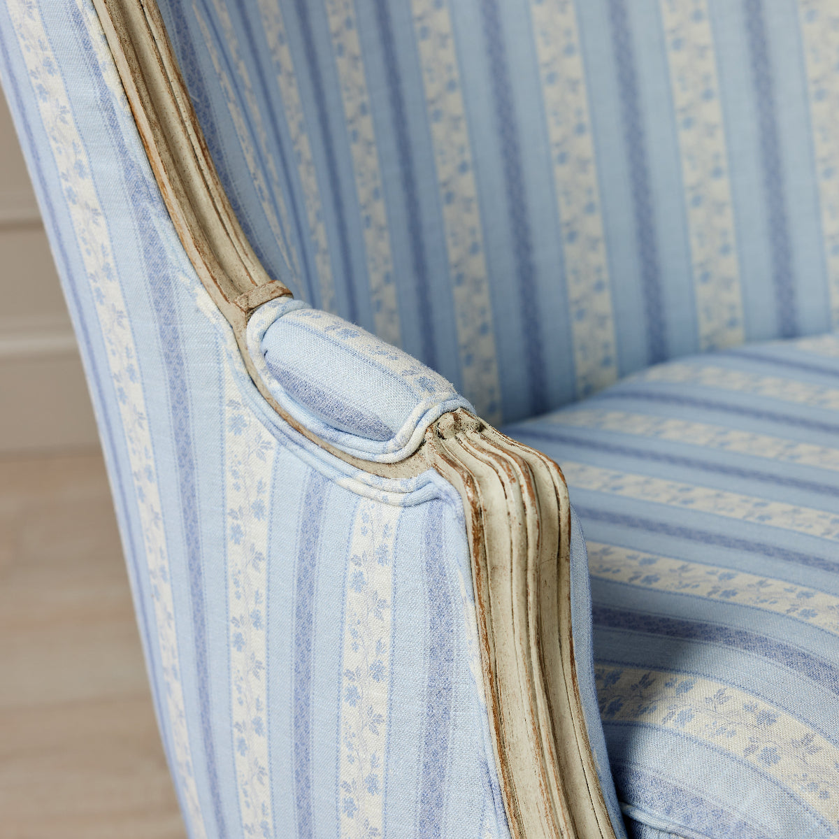 Regal Moment Bergere Chairs in Isabelle Blue - Caitlin Wilson Design 