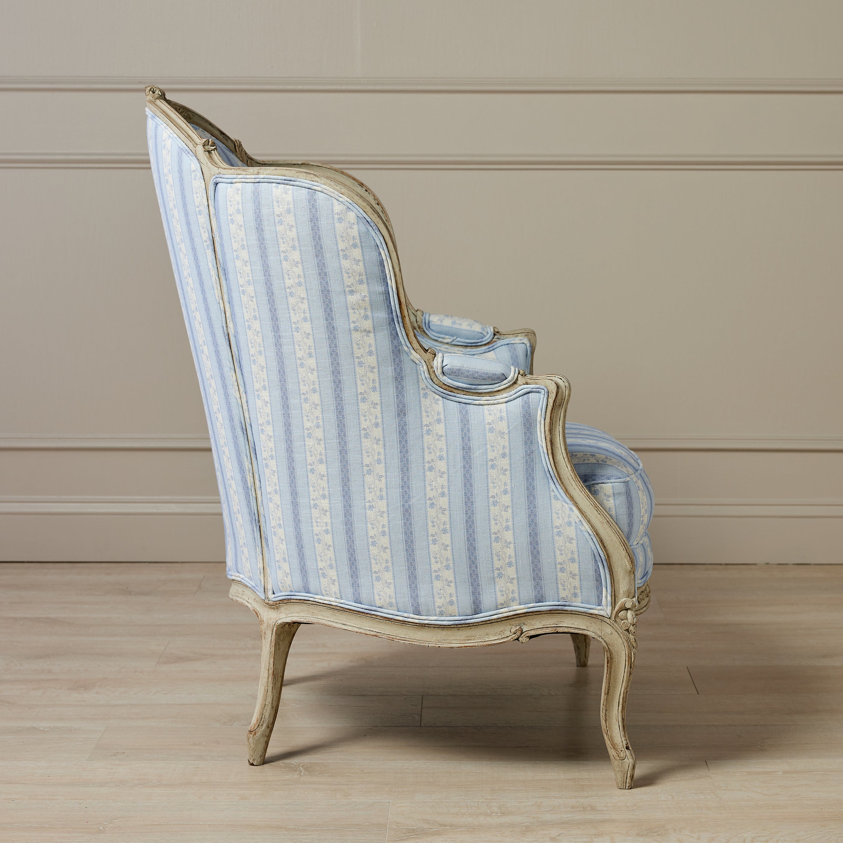 Regal Moment Bergere Chairs in Isabelle Blue
