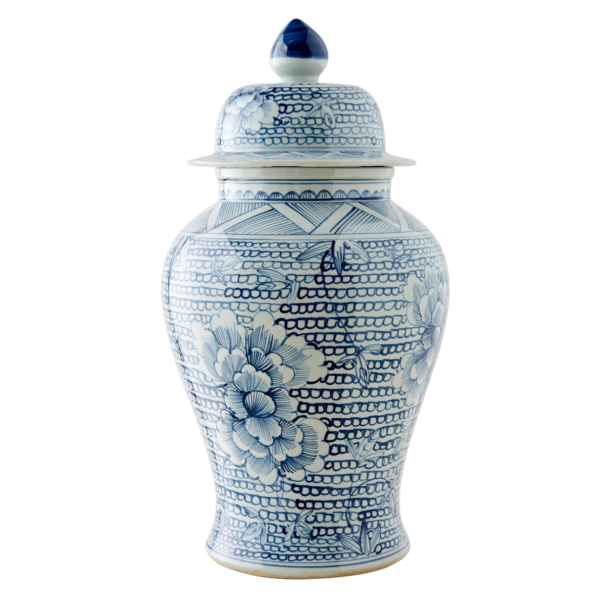 Large Blue Temple Jar 1 - Caitlin Wilson Design 