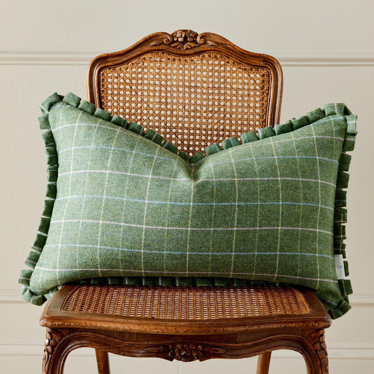 Greenwich Check Pillow - Caitlin Wilson Designs