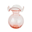 Medium Ruffled Rim Vase in Pink - Caitlin Wilson Design 