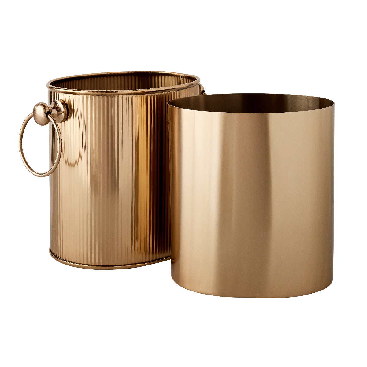 Rowan Ice Bucket in Brass - Caitlin Wilson Design 