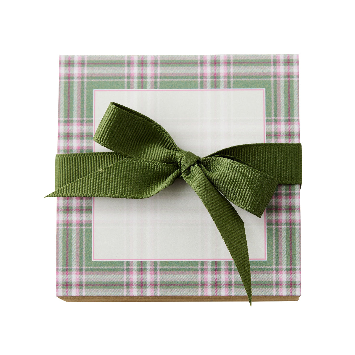 Ivy Plaid Luxe Notepad Large - Caitlin Wilson Design 