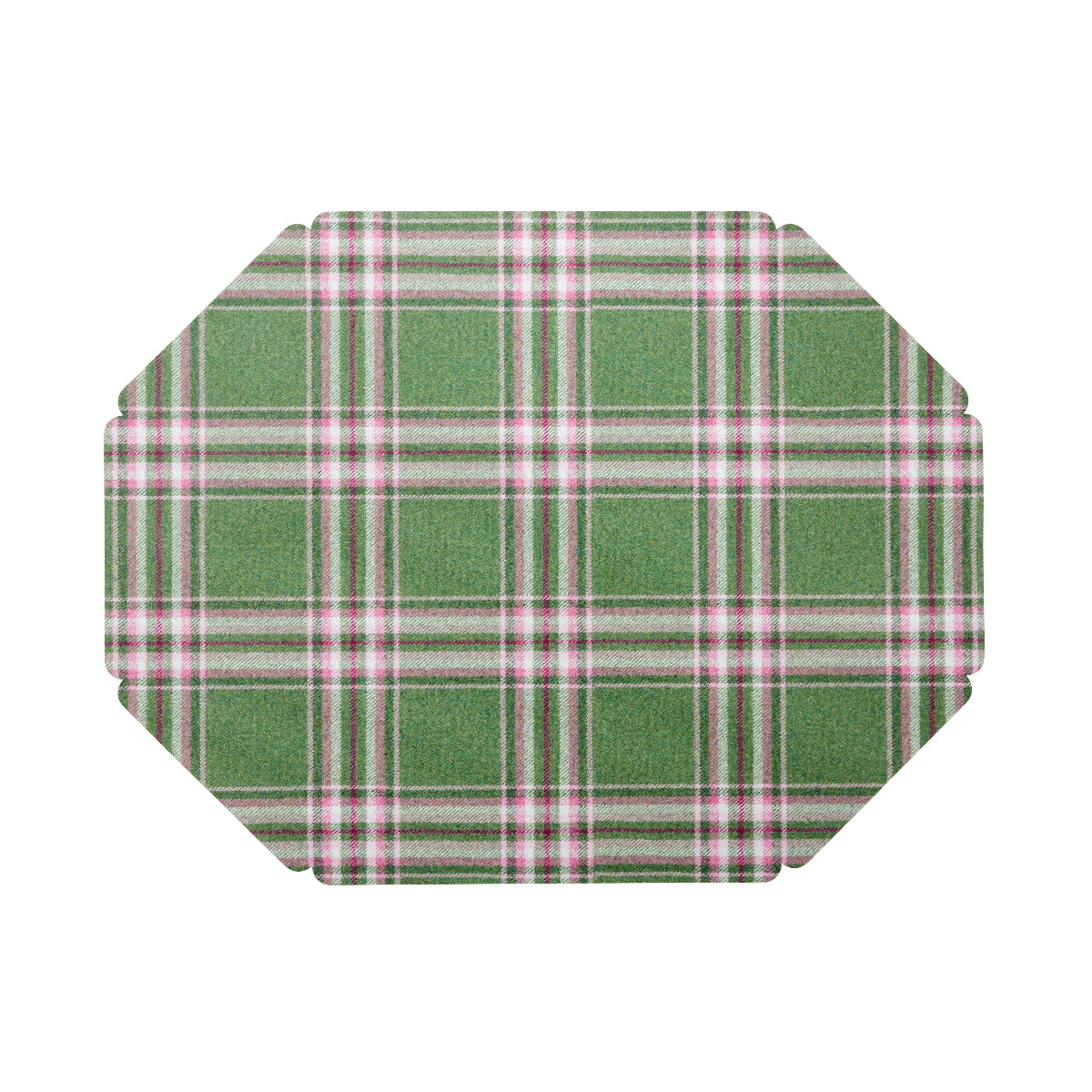 Ivy Plaid Posh Die Cut Placemat - Caitlin Wilson Design 
