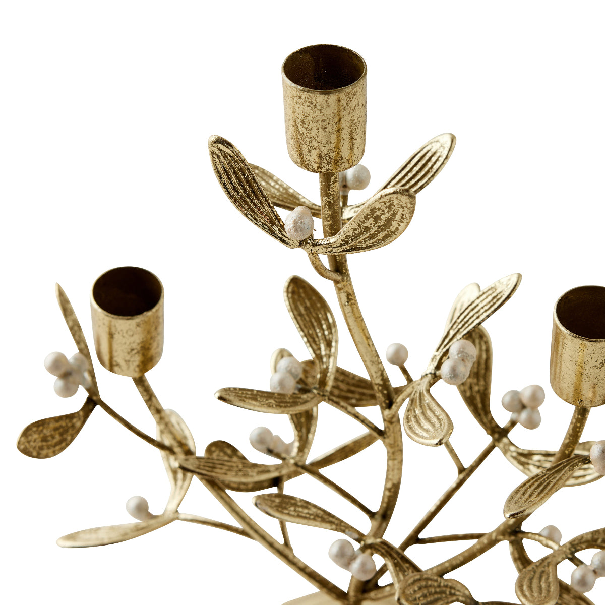 Gilded Mistletoe Candelabra  - Caitlin Wilson Design 