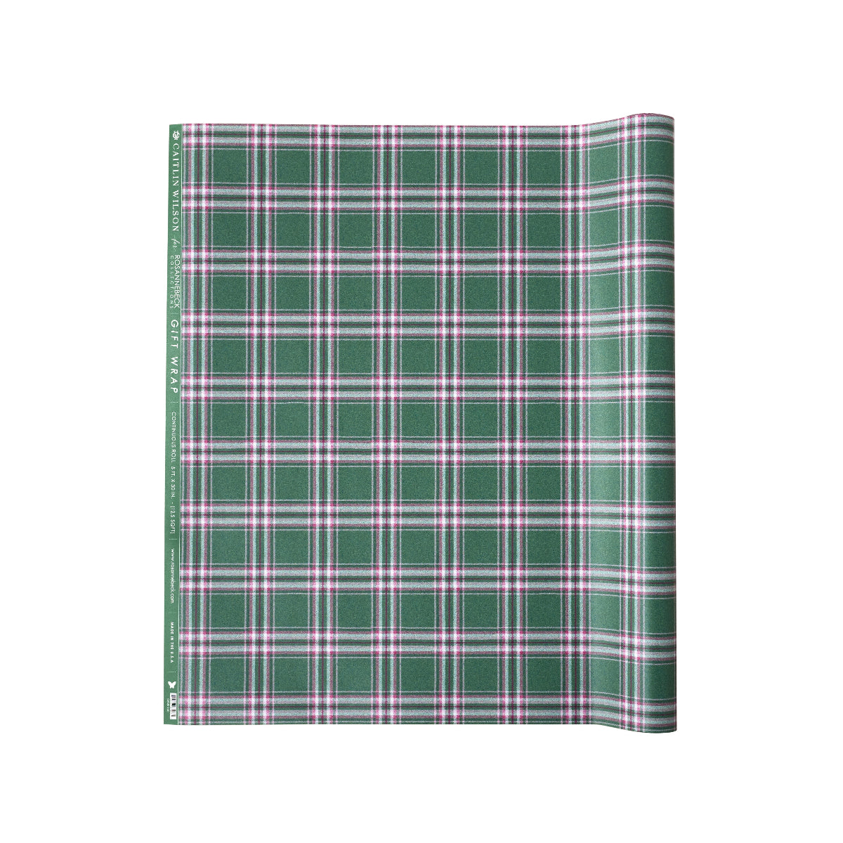 Ivy Plaid Gift Wrap - Caitlin Wilson Design 
