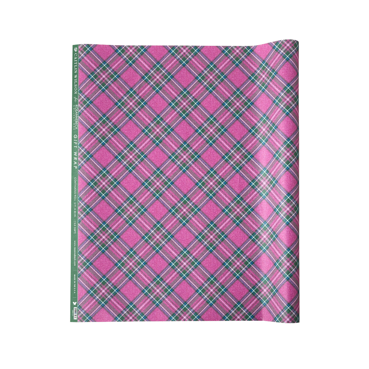 Primrose Plaid Gift Wrap - Caitlin Wilson Design 