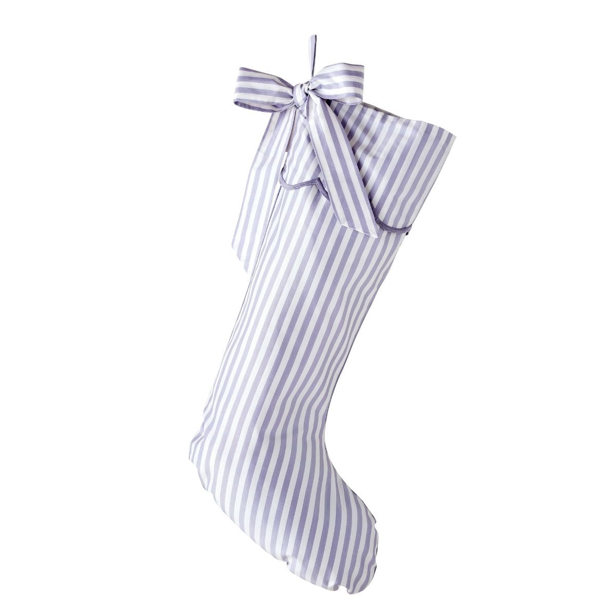 Noelle Bow Stocking in Lilac