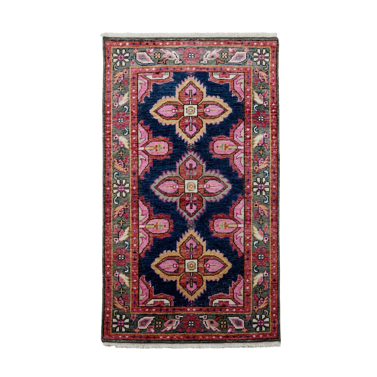 Kismet Low Pile Rug in Navy