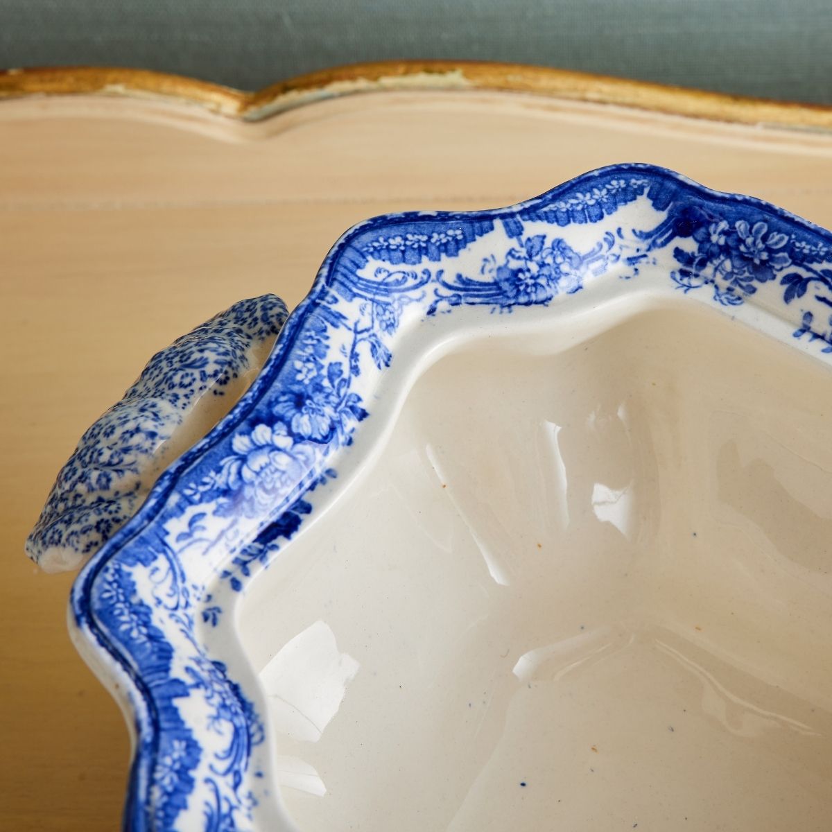 Mason's Vista Blue and White Tureen - Caitlin Wilson Design