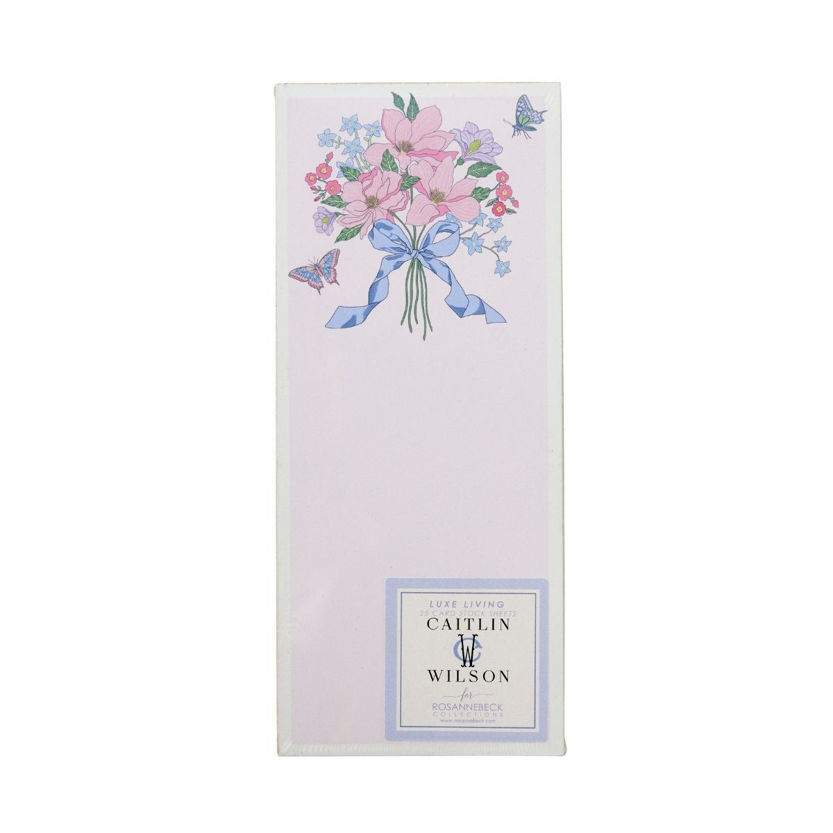 Blush Bouquet Luxe Skinny Notepad