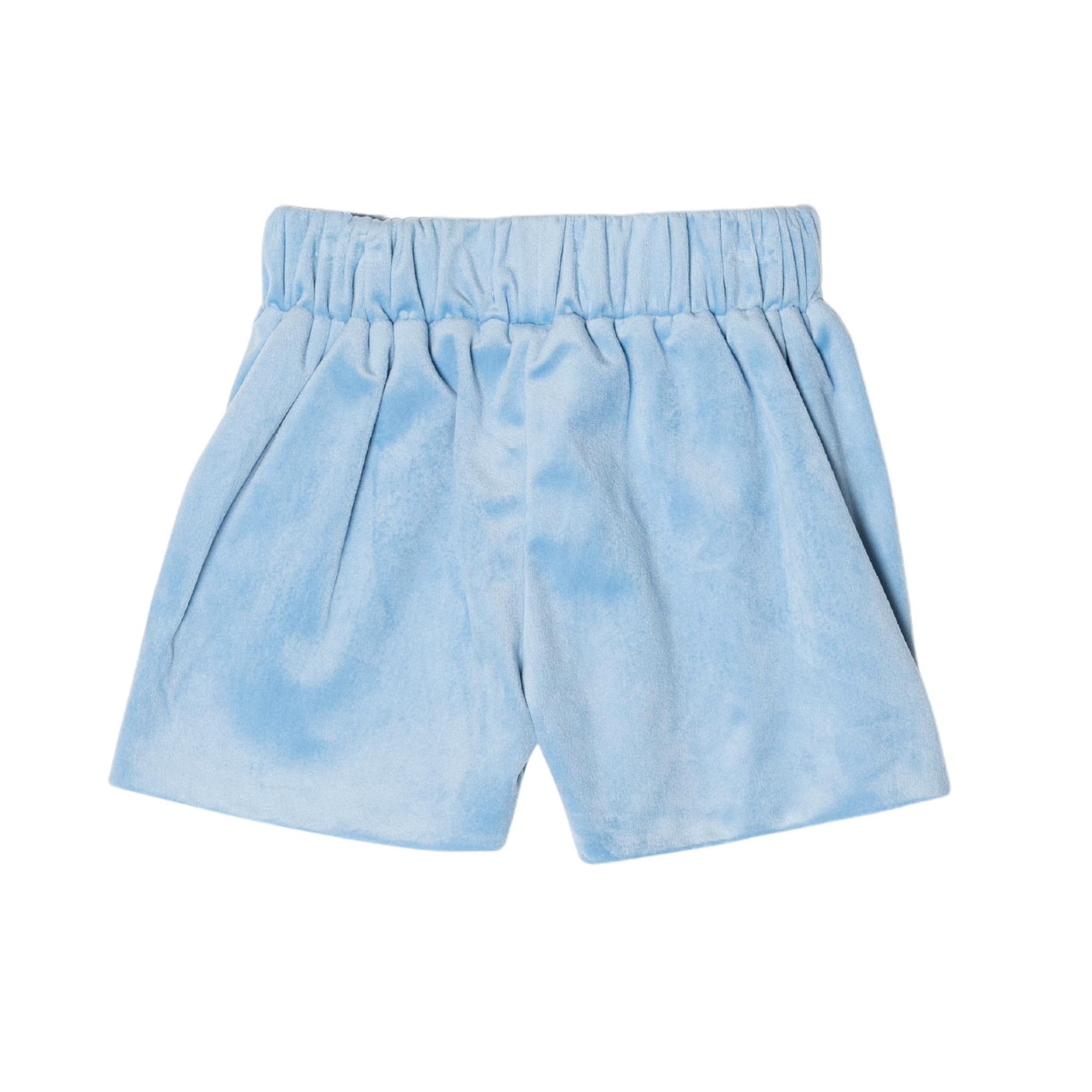 Robert Shorts in Bay Tree Blue Velvet