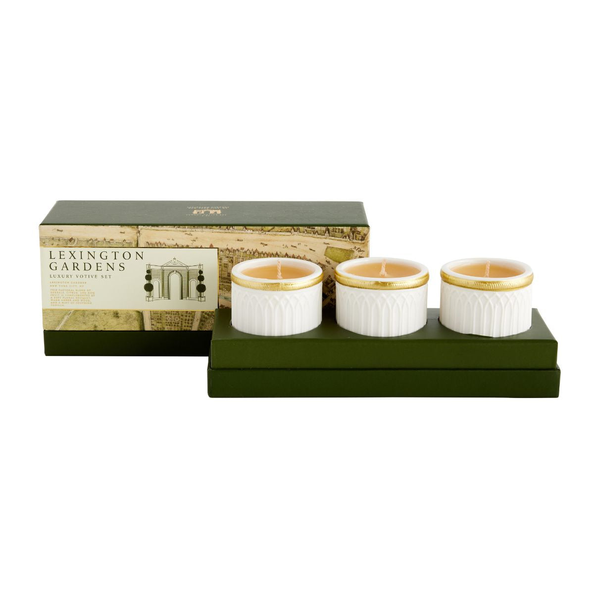 Lexington Gardens Luxury Ceramic Votive Set