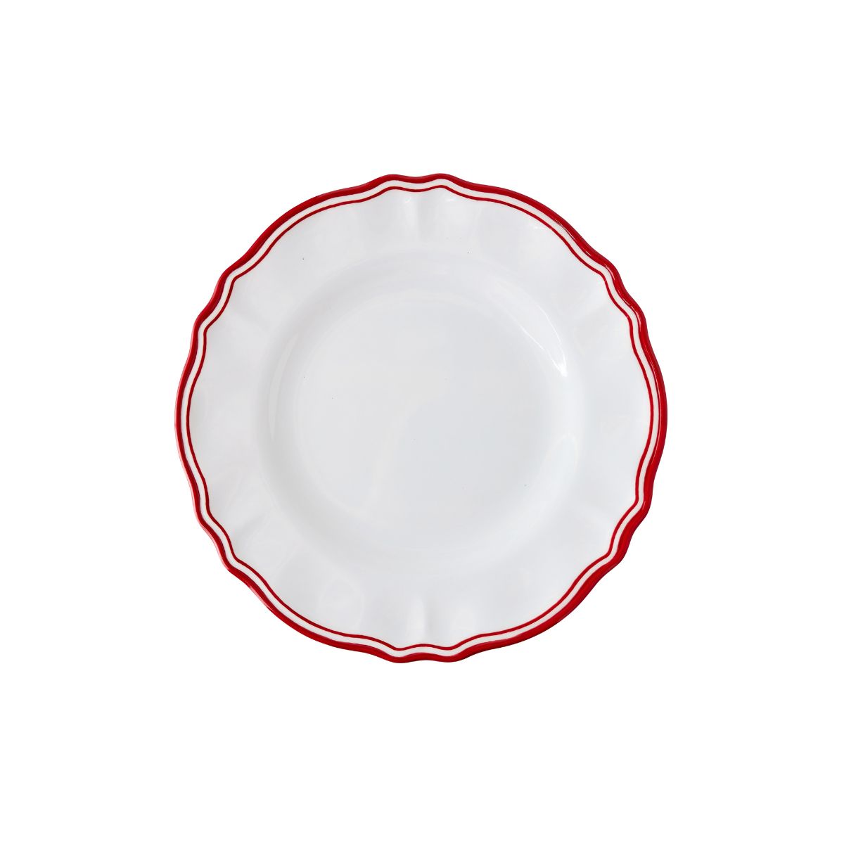 Maison Red Salad Plate