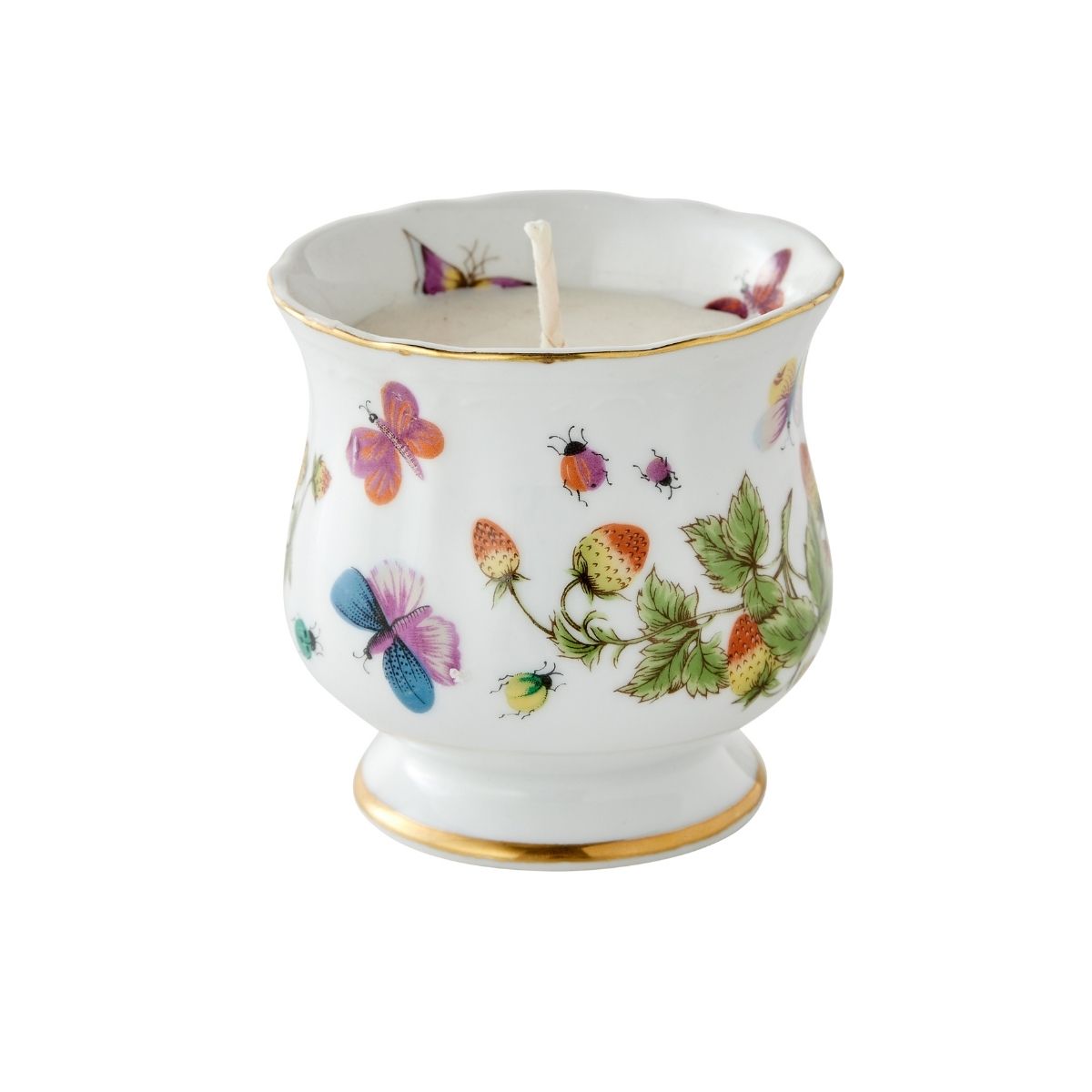 Strawberry & Butterfly Petite Candle - Caitlin Wilson Design