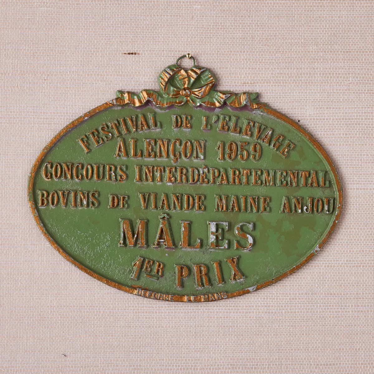 French Green Plaque - Caitlin Wilson Design