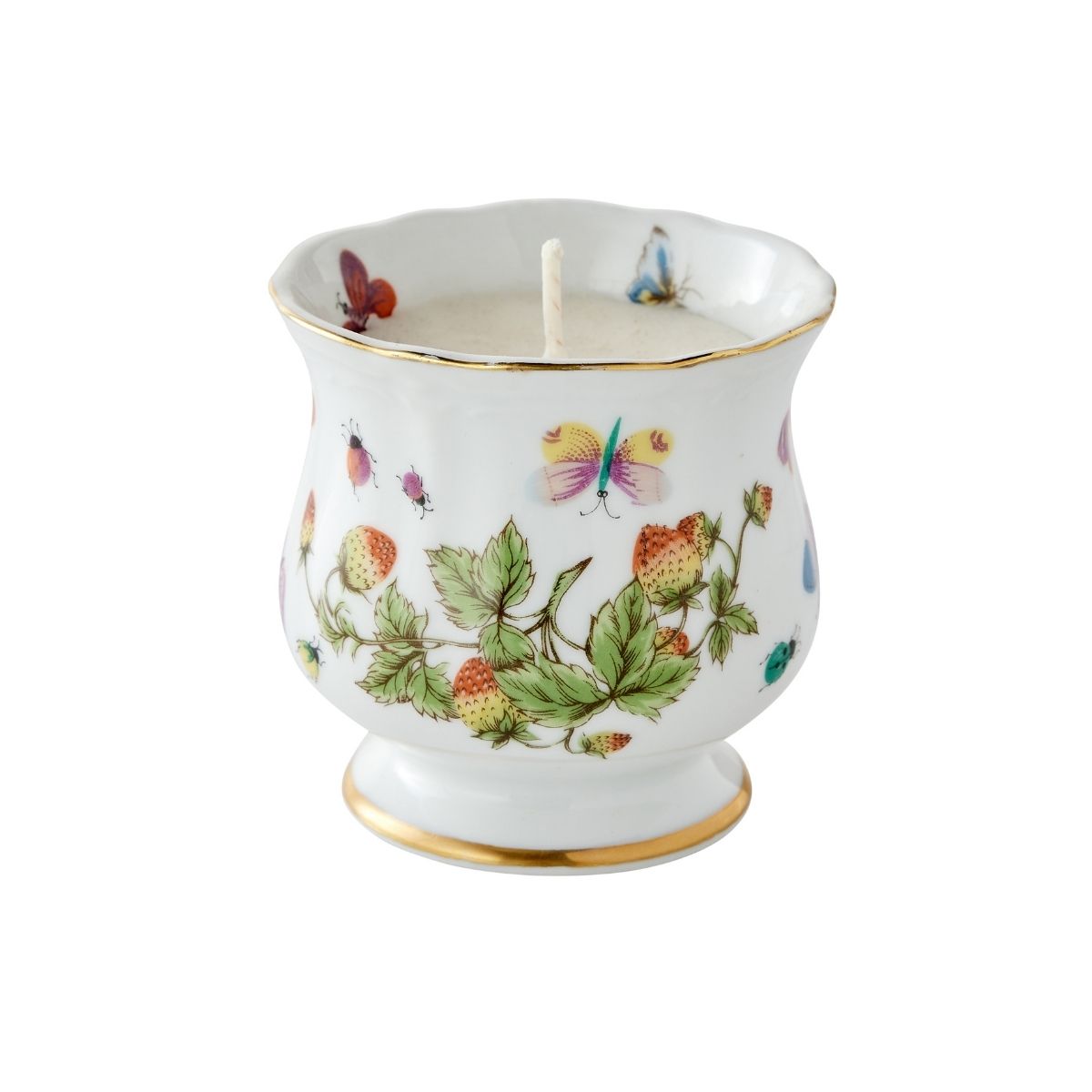 Strawberry & Butterfly Petite Candle - Caitlin Wilson Design