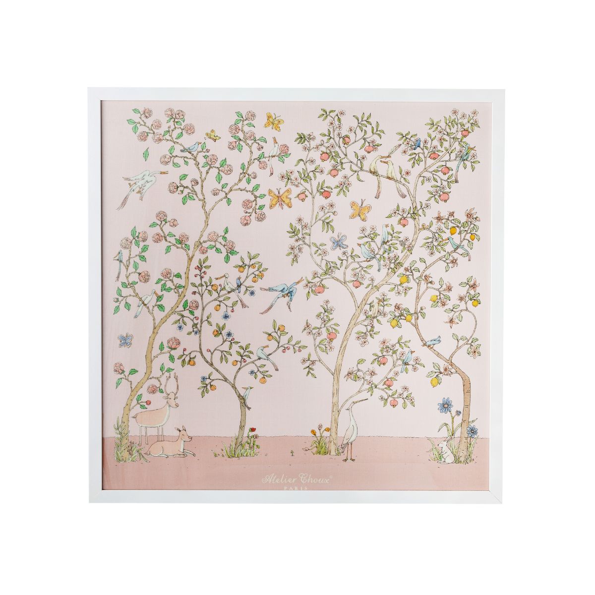 Framed Atelier Choux In Bloom in Pink