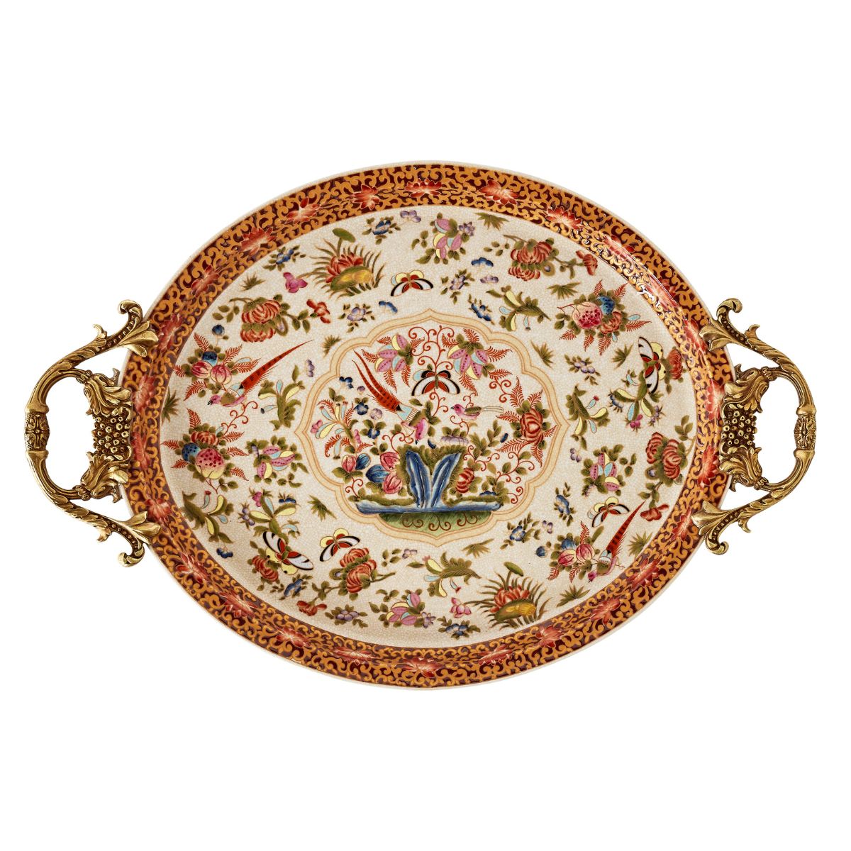 Regency Porcelain Oval Tray - Caitlin Wilson Design