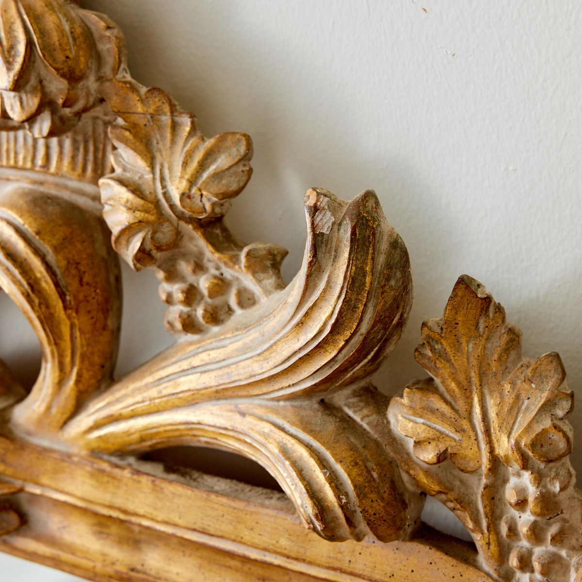 Ornate Carved Wood Mirror - Caitlin Wilson Design