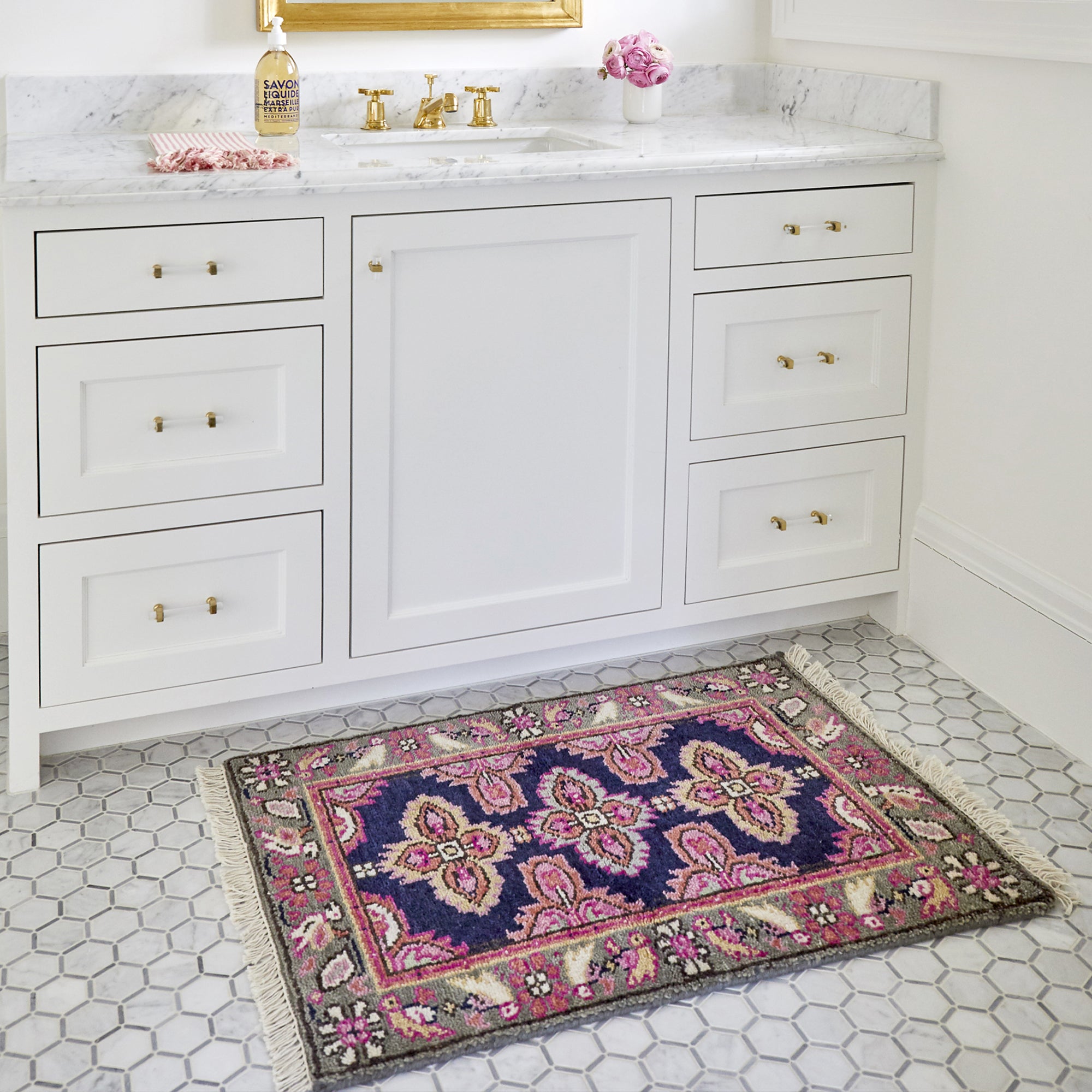 Kismet Rug in Navy