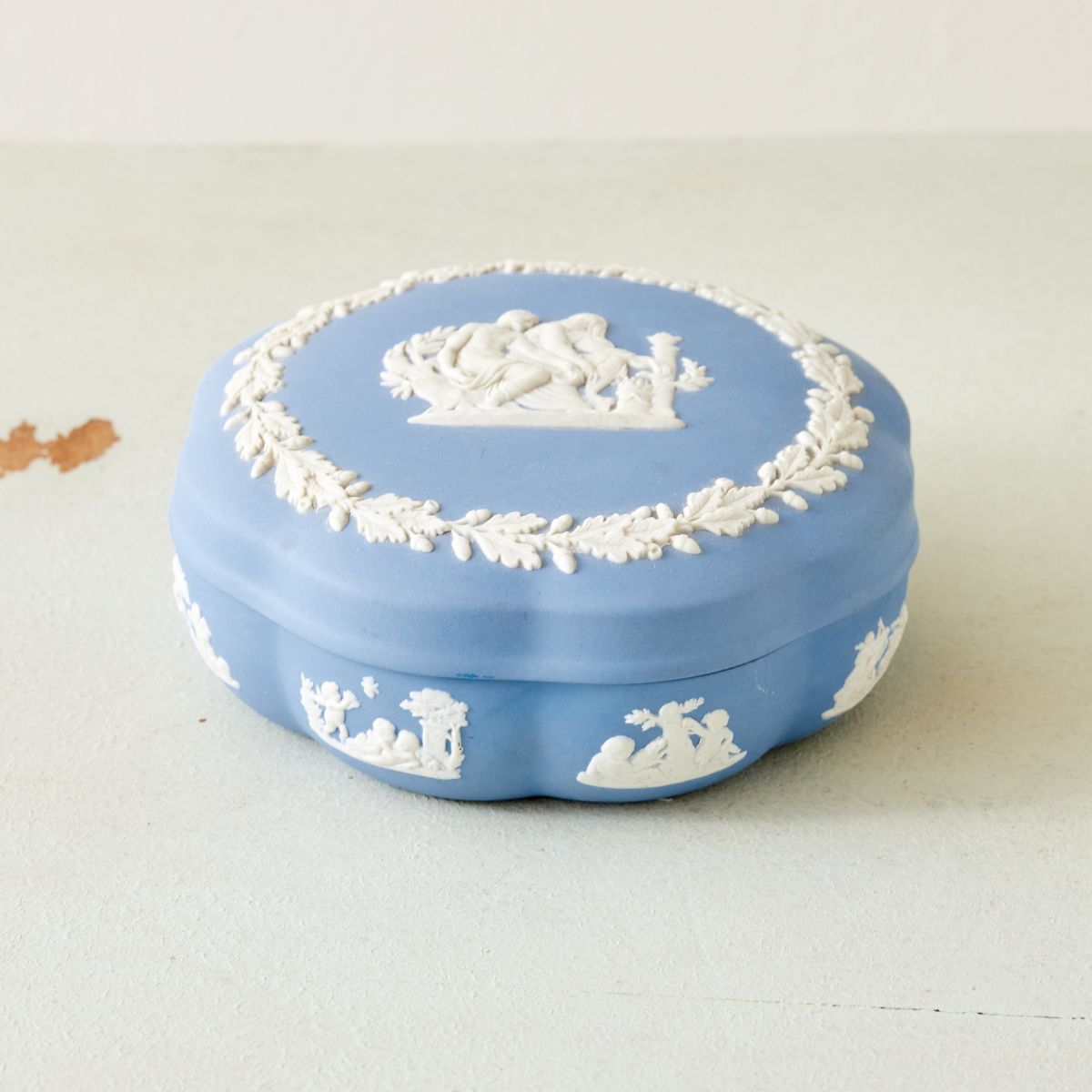 Wedgewood Round Trinket Box - Caitlin Wilson Design