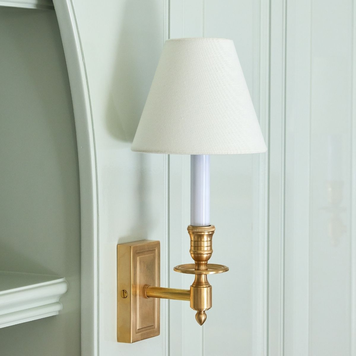 French Single Library Sconce