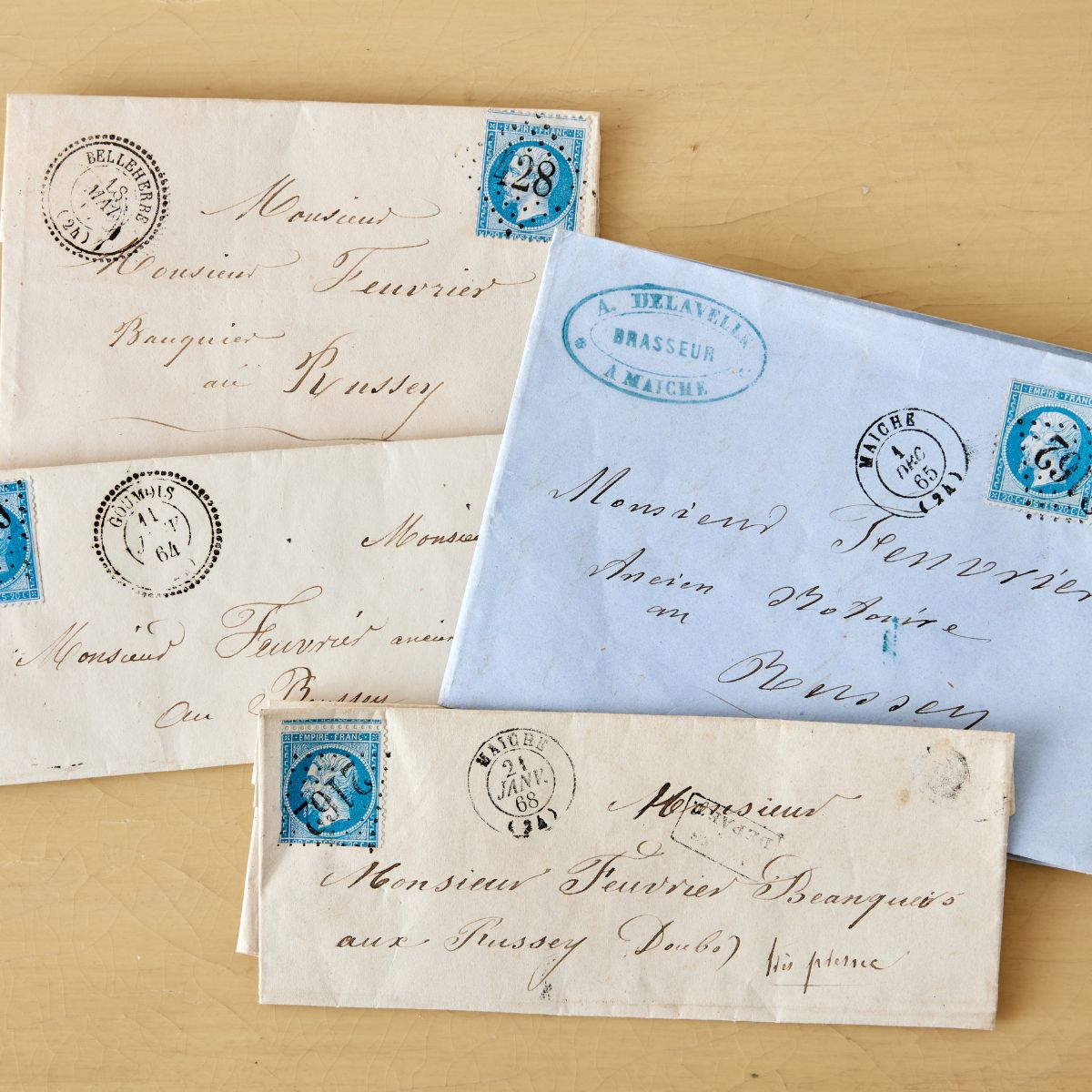 1960's Antique Hand Written Letters - Caitlin Wilson Design