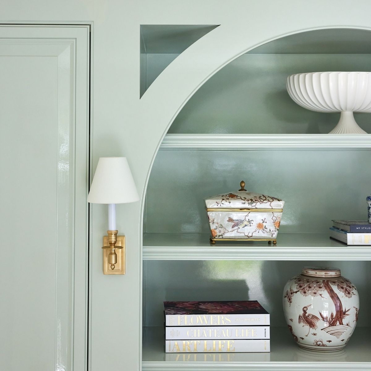 French Single Library Sconce