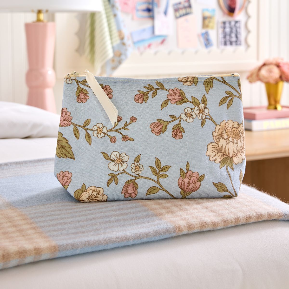 Grace's Garden Makeup Bag - Caitlin Wilson Design