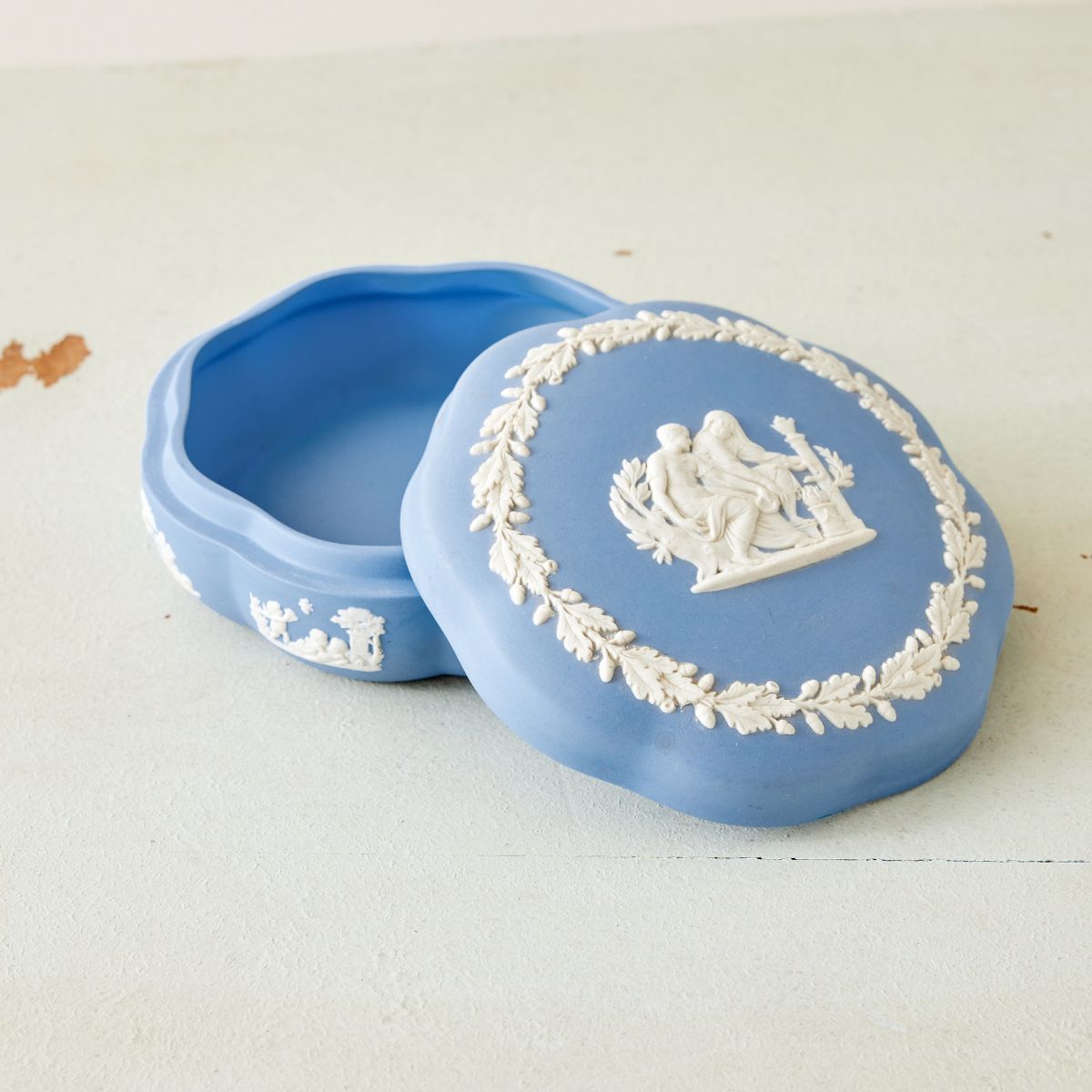 Wedgewood Round Trinket Box - Caitlin Wilson Design