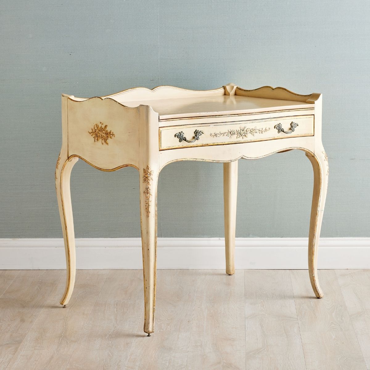 Cream & Gold Vintage Vanity - Caitlin Wilson Design