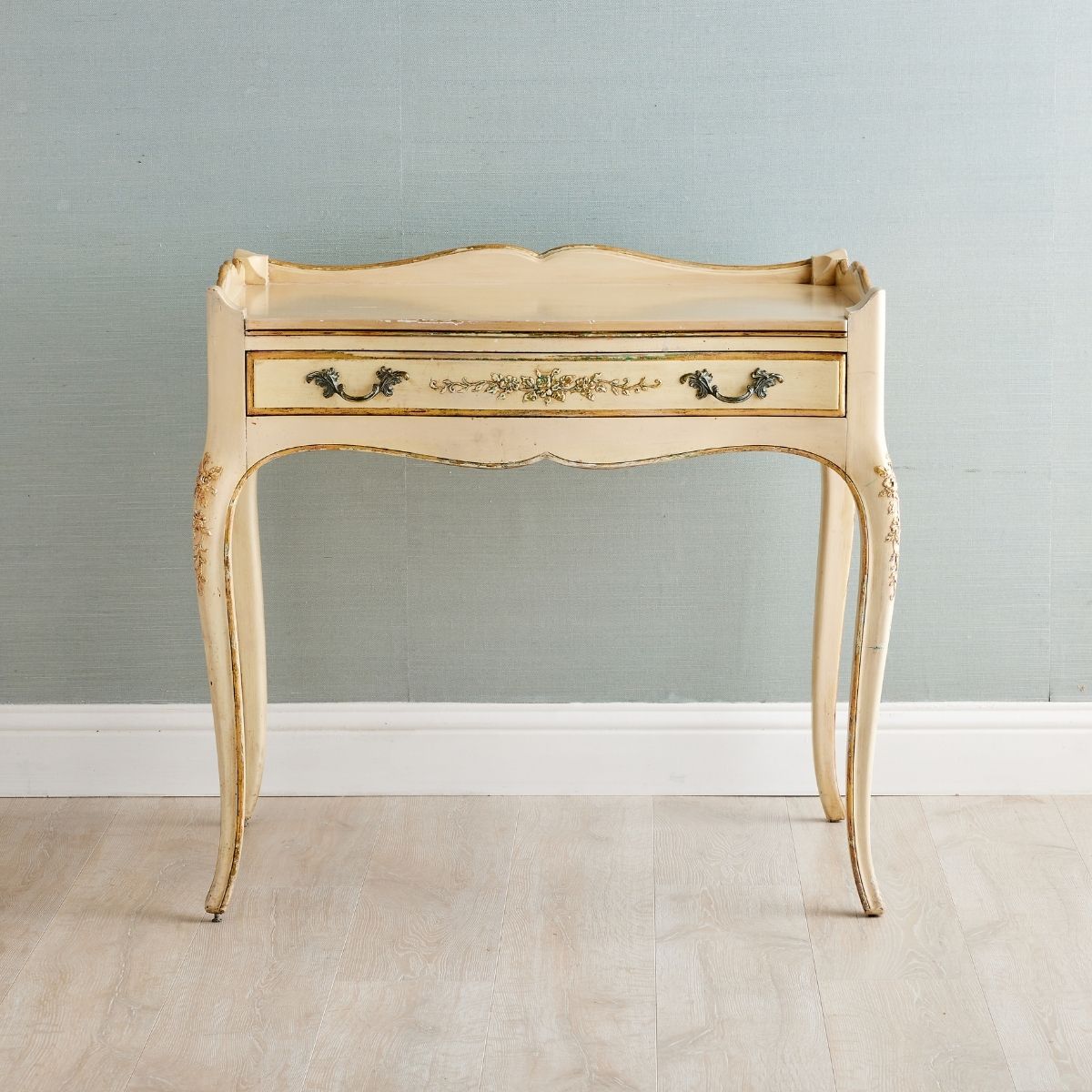 Cream & Gold Vintage Vanity - Caitlin Wilson Design