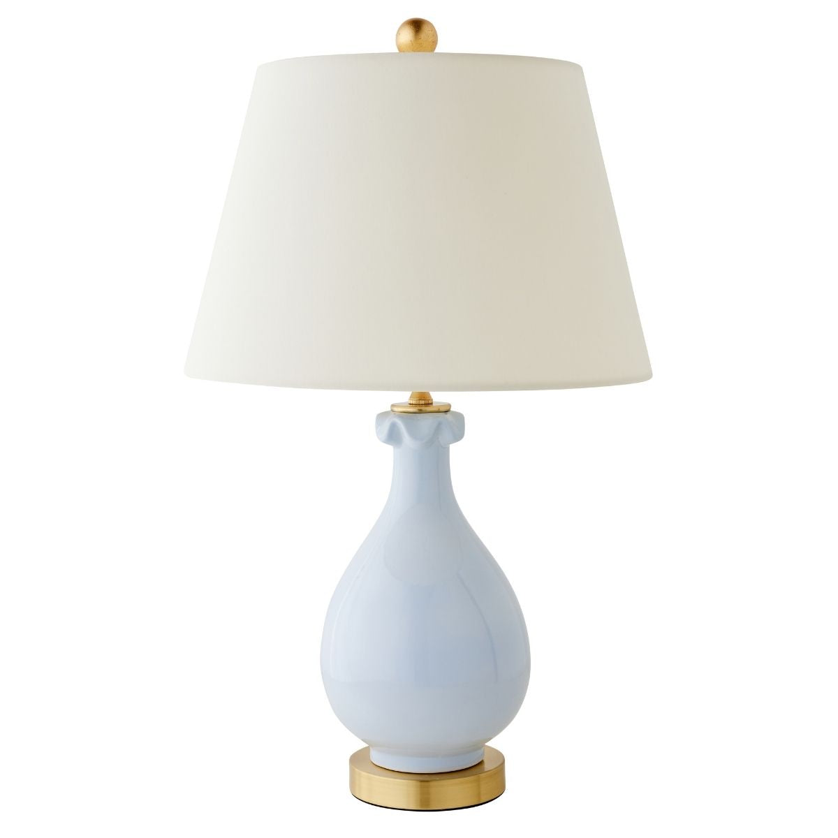 Ruffle Lamp in Hyacinth