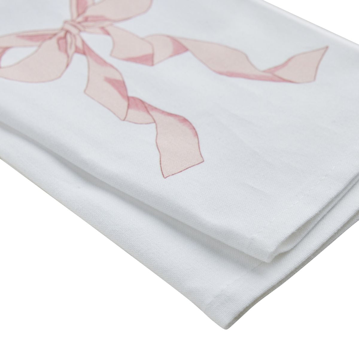 Blush Bow Tea Towel