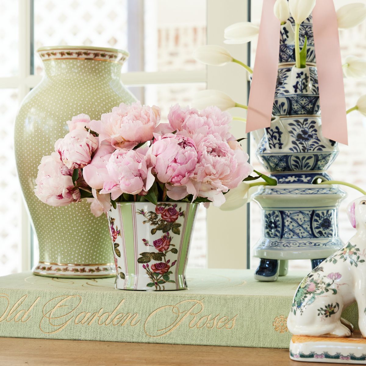 Small Rose Garden Cachepot - Caitlin Wilson Design