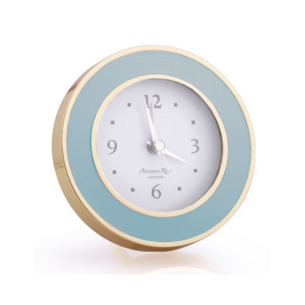 Light Blue Circle Enamel Alarm Clock