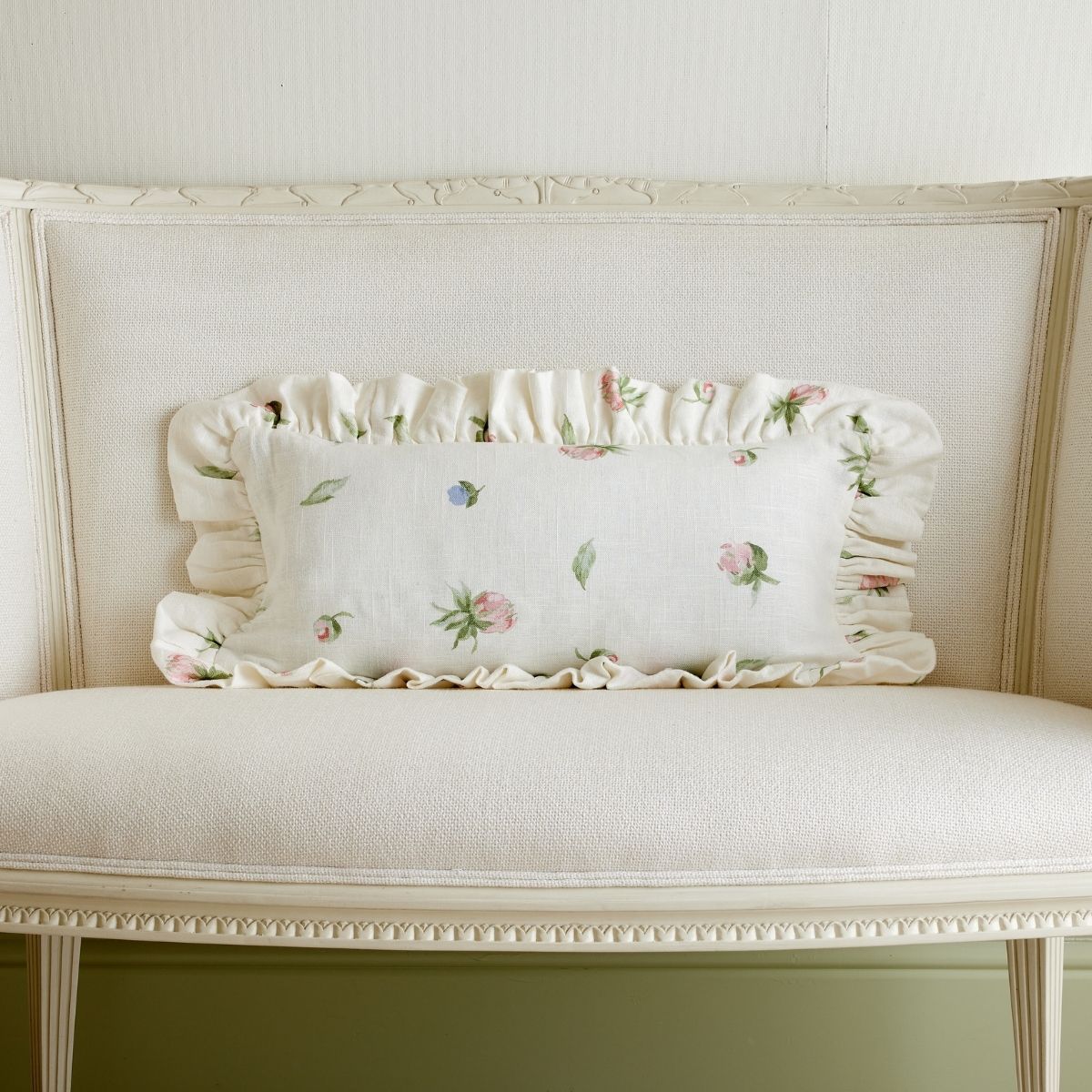 Kitty Frill Pillow - Caitlin Wilson Design