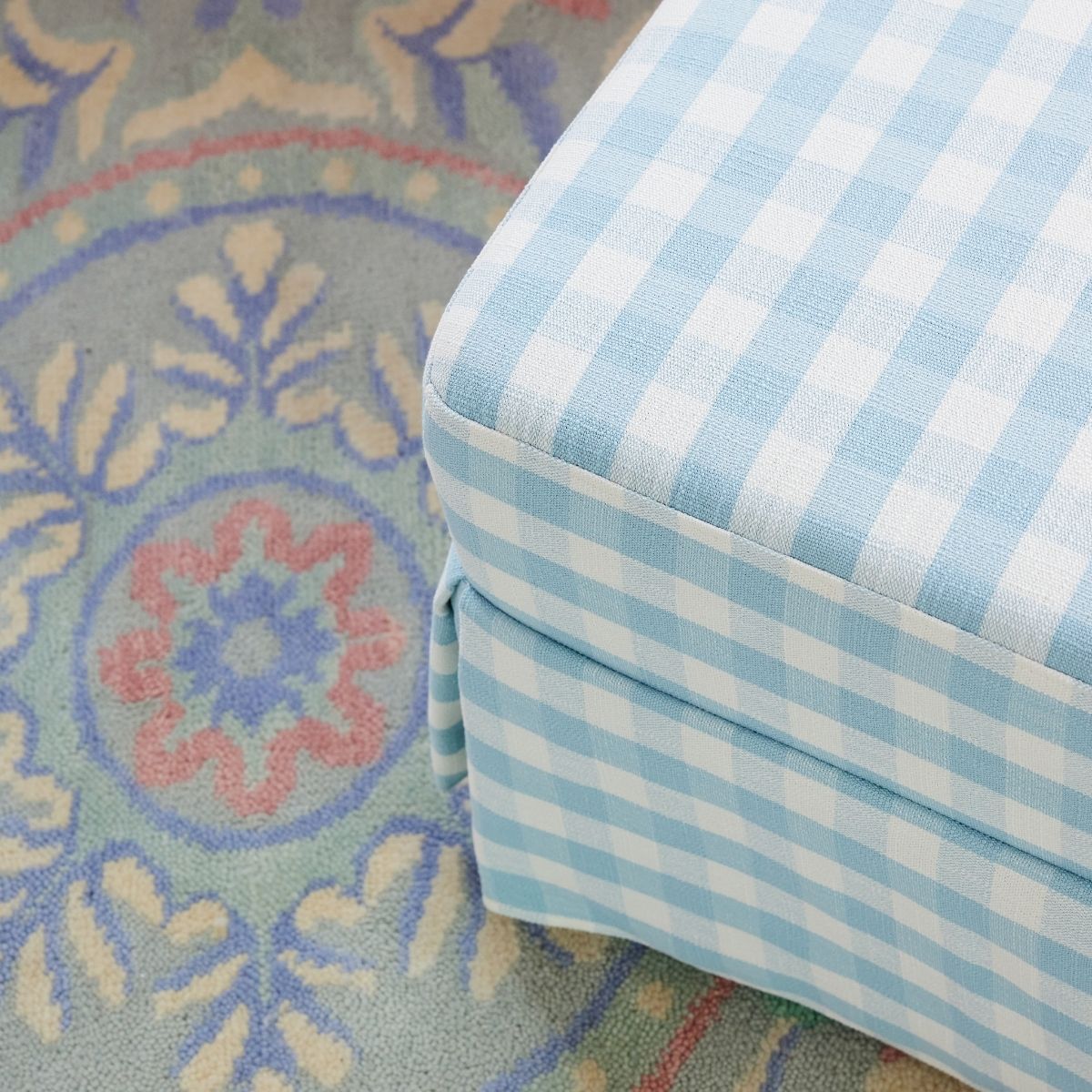 Gardenia Rug in Powder Blue